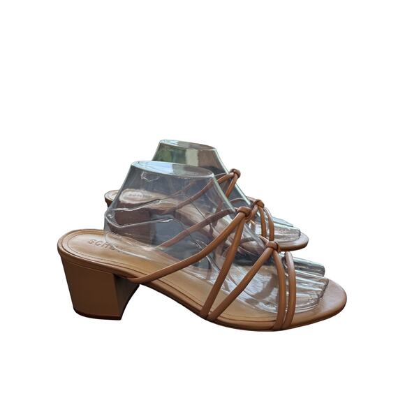 Schutz ~ Princey Strappy Slip On Block Heel Sandals Size 11 - Picture 3 of 9